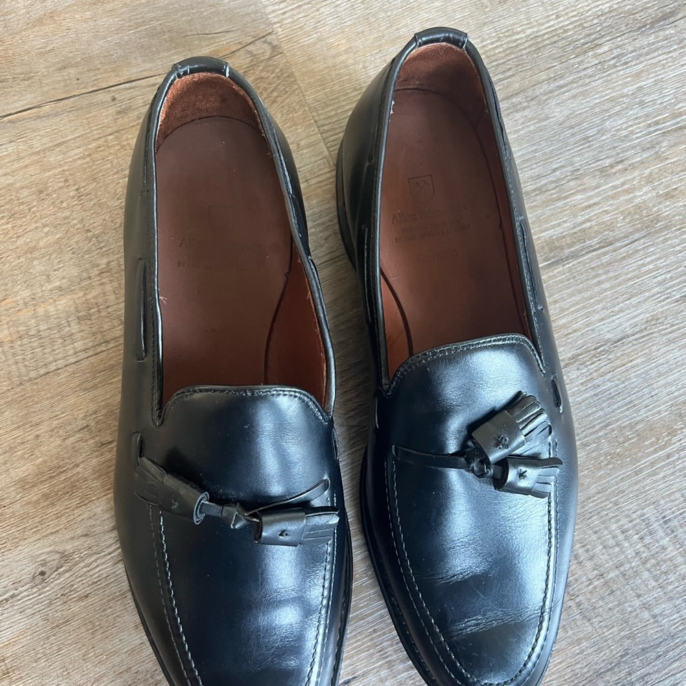 Grayson Tassel Loafer Allen Edmonds Black Men’s Shoes - Picture 4 of 6
